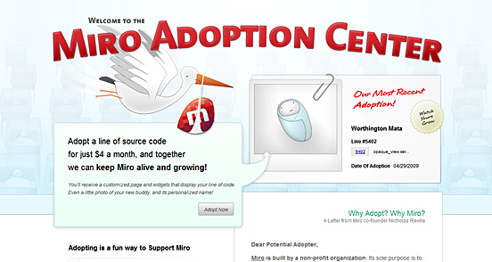 Website Using Effective 'Whitespace'