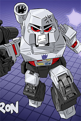 41 Fanarts de Optimus VS Megatrón Megatron-01-s
