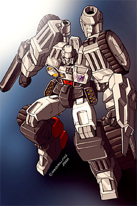 41 Fanarts de Optimus VS Megatrón Megatron-11-s