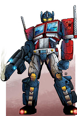 41 Fanarts de Optimus VS Megatrón Optimus-Prime-14-s