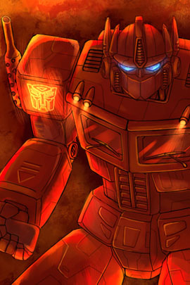 41 Fanarts de Optimus VS Megatrón Optimus-Prime-16-s