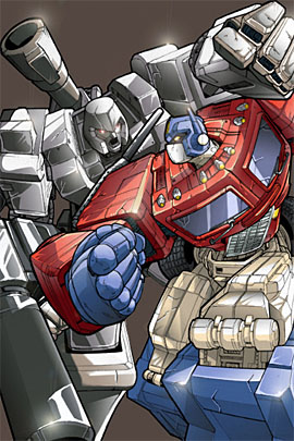 41 Fanarts de Optimus VS Megatrón Optimus-Prime-VS-Megatron-04-s