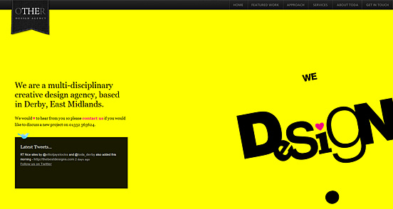 Website Using Effective 'Whitespace'