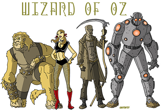 The+wizard+of+oz+cartoon+characters