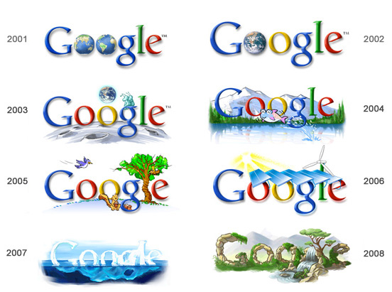 google 1998 logo. Google logo used specially