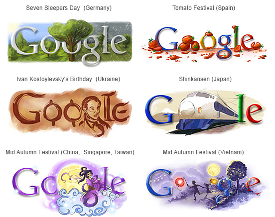 Google Country Doodles
