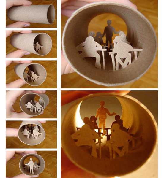 Toilet Roll Artwork