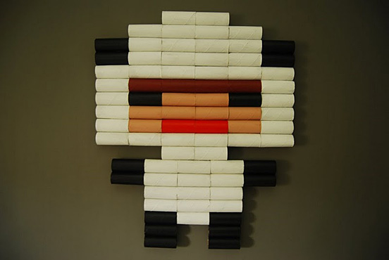 Toilet Roll Artwork