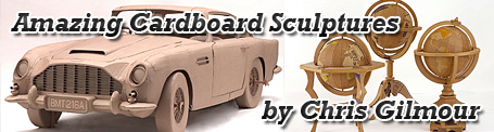 Amazing Cardboard Sculptures by Chris Gilmour