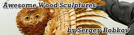 Awesome Wood Sculptures by Sergey Bobkov