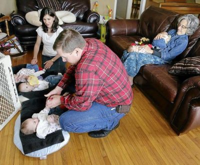 One Week After Couple Adopts Triplets, Their Doctor Gives Them This News